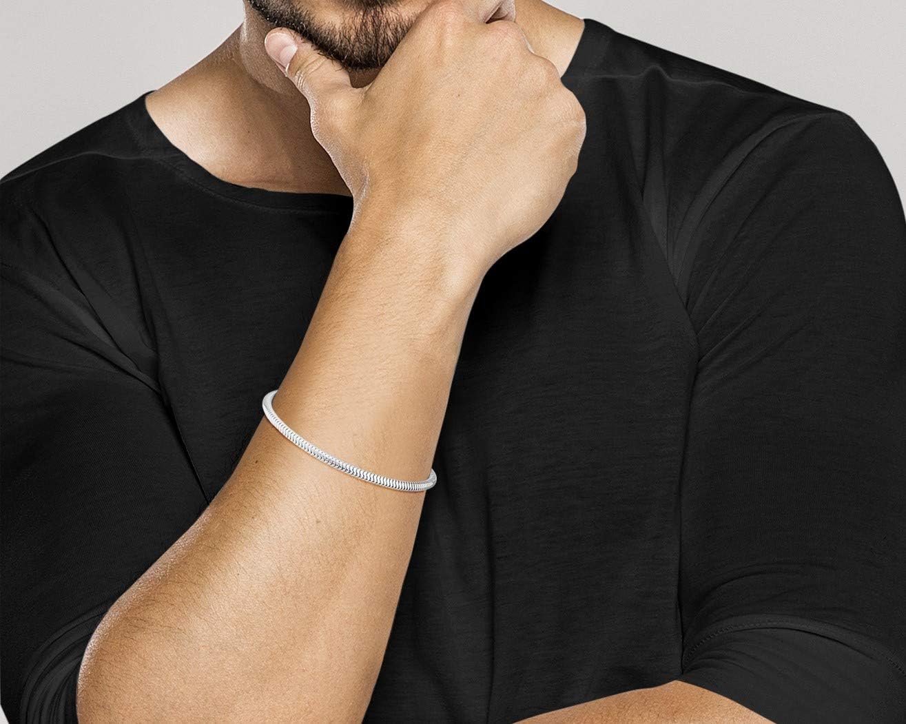 Round Snake Chain Bracelet