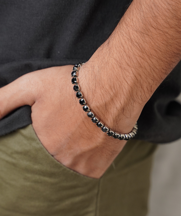 Tennis Bracelet - Black