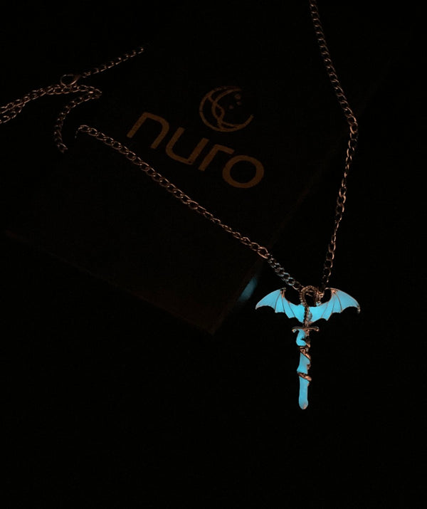 Glow Dragon Sword Necklace